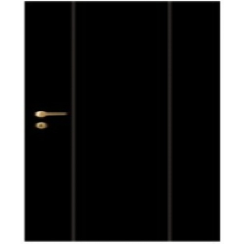 LEOWOOD ประตู iDoor Modish Series 3 ขนาด 35x800x2000 มม. สี Jet black สีดำ