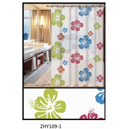 វាំងននបន្ទប់ទឹក PEVA 180x180cm ស៊េរី DF002 Primo