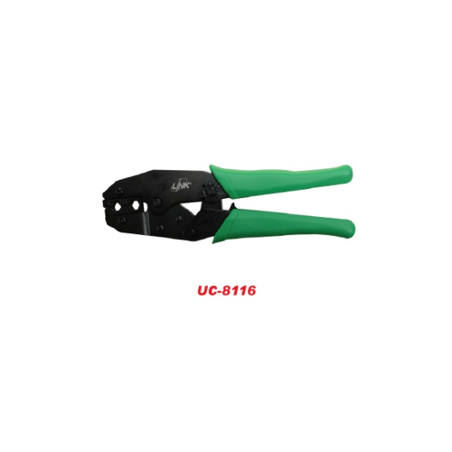 LINK คีมบีบเข้าหัว BNC, RG6 รุ่น UC-8116 สีเขียว