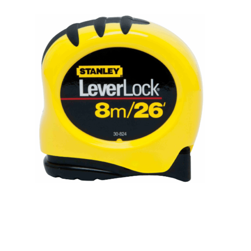 ម៉ែត្រវ៉ាស់ STANLEY LEVERLOCK  8m. ស៊េរី 5-30-824-THA STANLEY