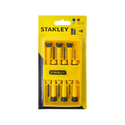 STANLEY ชุดไขควงซ่อมนาฬิกา STHT66052-8 STANLEY STHT66052-8 สีเหลือง