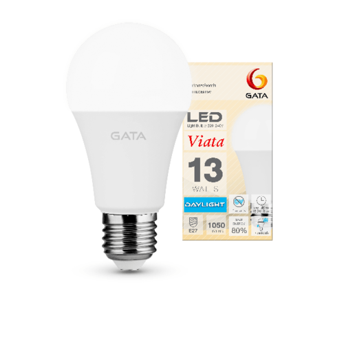 GATA หลอด LED 13w ฝาขุ่น E27 Day (Type ll)