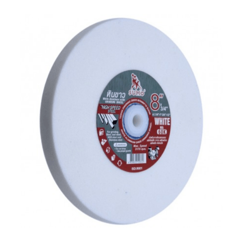 หินเจียร์สีขาว D 8 T 1 46K WA (H 1-1/4 5/8 1/2)