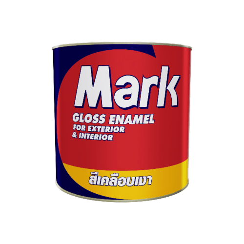 CAPTAIN สีน้ำมัน 1/4กล. MARK 820 สีแดง