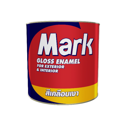 Captain สีเคลือบเงา MARK  #M831  ¼ กล. สีเหลืองแดง