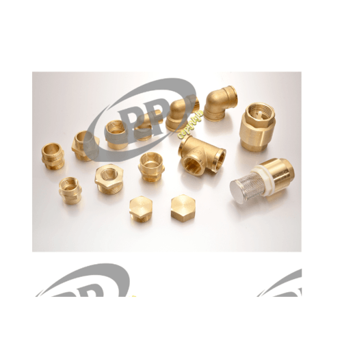 PP เช็ควาล์วสปริงทองเหลือง 3/4