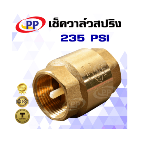 PP เช็ควาล์วสปริงทองเหลือง 1
