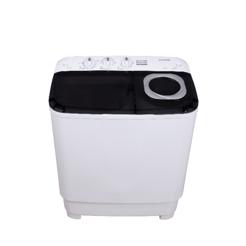 TOSHIBA เครื่องซักผ้า 2 ถัง 8.5 กิโลกรัม VH-H95MT สีขาว