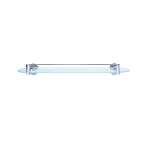 WS หิ้งกระจกพร้อมราวกันตก ยาว 60 ซม. HM-405