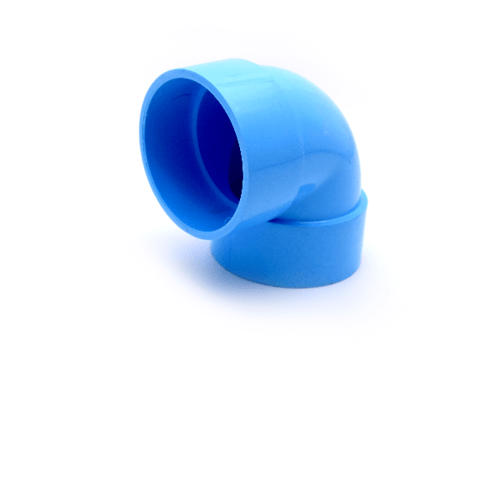 AAA ข้องอ 90 บาง 4(100) ชั้น 8.5 สีฟ้า