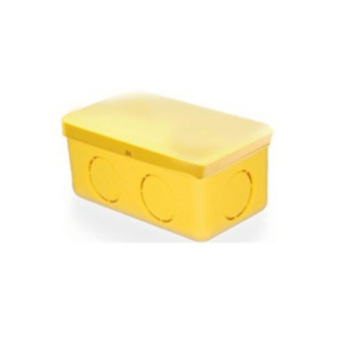 V.E.G. กล่องพักสายสี่เหลี่ยม 4x2 นิ้ว สีเหลือง