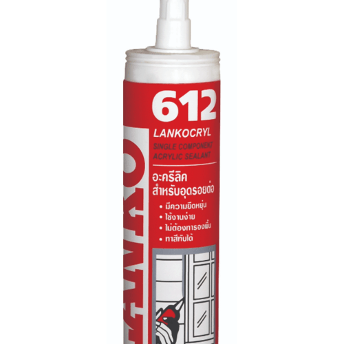 LANKO วัสดุอุดรอยต่ออะครีลิค ขนาด 300ML. LK-612 สีขาว