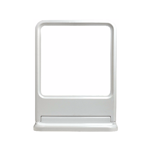 PIXO กระจกเงาพลาสติก ทรงเหลี่ยม รุ่น MS 01 ขนาด 40.3x53.5 ซม. สีขาว