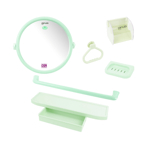 PIXO กระจกชุด6ชิ้น แบบกลม MS 012 เบร์