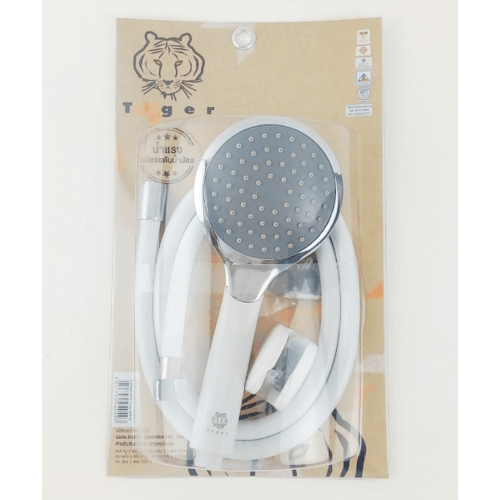 TIGER ฝักบัวอาบน้ำขอบโครเมี่ยมหน้าเทา รุ่น EPS 02