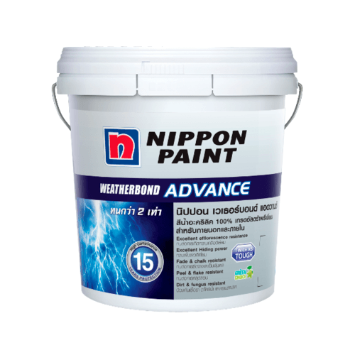 NIPPON สีน้ำอะคริลิกภายนอกนิปปอน เวทเทอร์บอรด์ แอดวาน เบส เอ - สีขาว