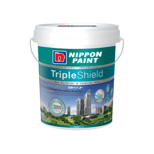 NIPPON สีน้ำอะคลิลิคภายนอก ทริปเปิ้ลชิลด์ เหลือบเงา เบส B 1 กล.