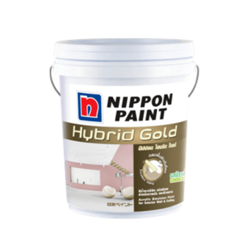 NIPPON สีนิปปอน ไฮบริด โกลด์ Brilliant White # 1001 BRILLIANT WHITE
