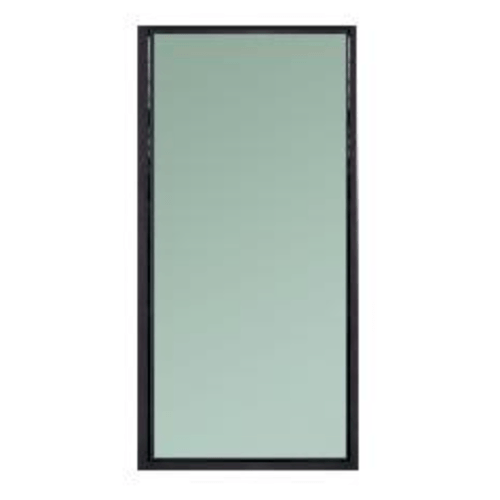 A-Plus หน้าต่างอะลูมิเนียมช่องแสงติดตาย ขนาด 40x160ซม. สีซาฮาร่า SAHARA เทาเข้ม