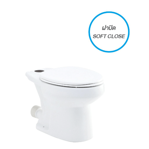 Cotto สุขภัณฑ์แบบใช้ฟลัชวาล์วชนิดท่อ P-TRAP ชารอน C1451