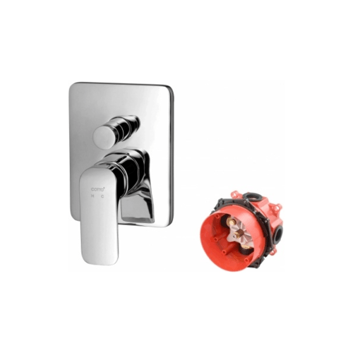 Cotto วาล์วผสมเปิด-ปิดน้ำแบบก้านโยกชนิดฝังผนังพร้อม Divertor Divertor รุ่น SCIROCCO CT2145A(SET)
