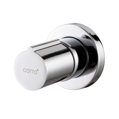 Cotto วาล์วเปิด-ปิดน้ำชนิดฝังผนัง CT1077C30 สีโครเมี่ยม
