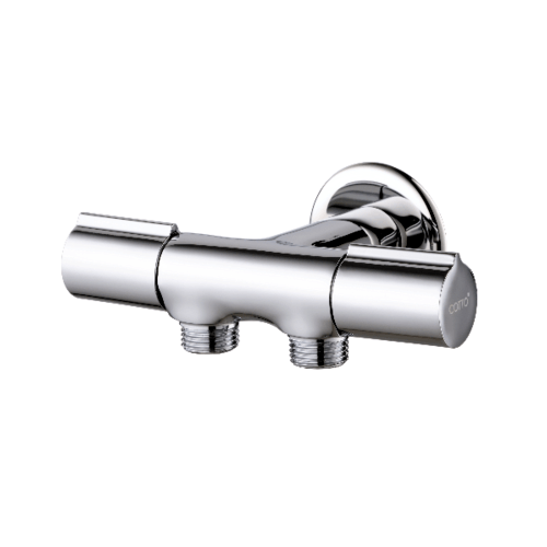 Cotto วาล์วเปิดปิดน้ำเข้า1ออก2ทาง CT1097C30(HM) สีโครเมี่ยม