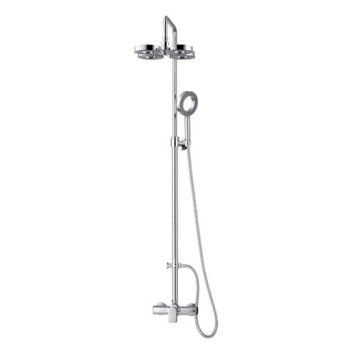 Cotto ชุดฝักบัวพร้อมวาล์วผสม CT2072W สีโครเมี่ยม