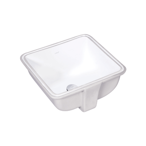 Cotto อ่างล้างหน้าชนิดฝังใต้เคาน์เตอร์ สแควร์(Square) C0512 สีขาว