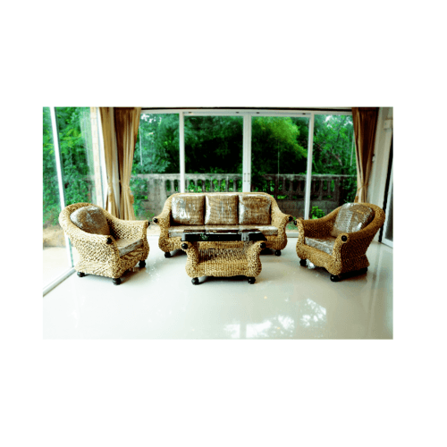 Global house โซฟาหวายปีกหงส์ Peakhong