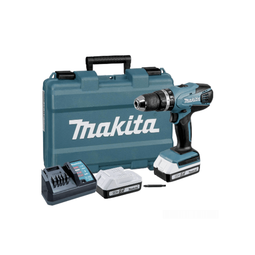 MAKITA สว่านกระแทก 18V 1.5Ah 2xBatt HP457DWE(G)