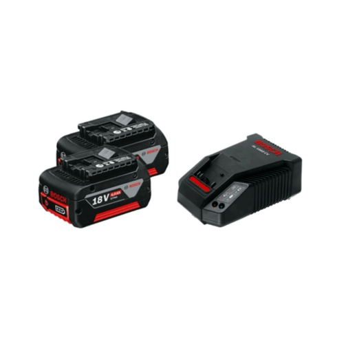 BOSCH ชุดแบตเตอรี่ 18V 1 Charger+2 Battery 4.0Ah