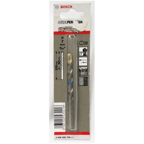 BOSCH ดอกเจาะปูน สีเงิน CYL-3 : 7 x 60/100 มม.