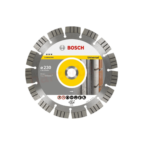 BOSCH ใบตัดเพชร 9 Bosch Best for Universal and Metal #665