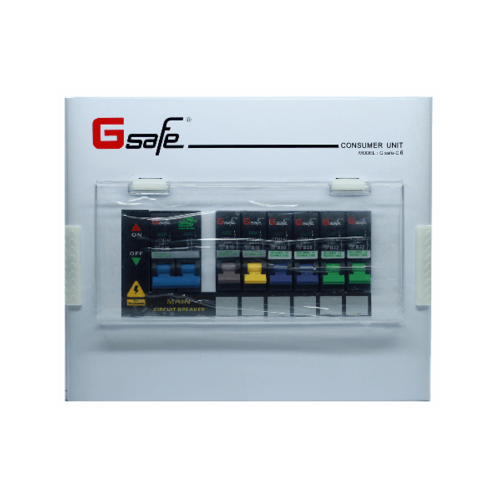 ទូកុងតាក់ចរន្តបែបស្រាប់ G safe-C6/6 រន្ធ 50A 