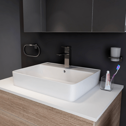 American Standard อ่างล้างหน้า แบบวางบนเคาน์เตอร์ รุ่น ACACIA SUPASLEEK WP-F420-WT