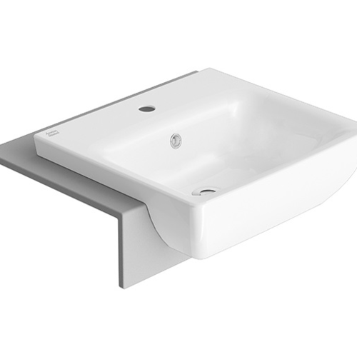 American Standard WP-F301-WT อ่างล้างหน้า แบบฝังครึ่งเคาน์เตอร์ รุ่น MILANO