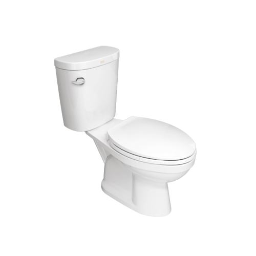 American Standard สุขภัณฑ์แบบสองชิ้น นิววินพลัส 4.5L รุ่น 2697NW-WT-0 สีขาว