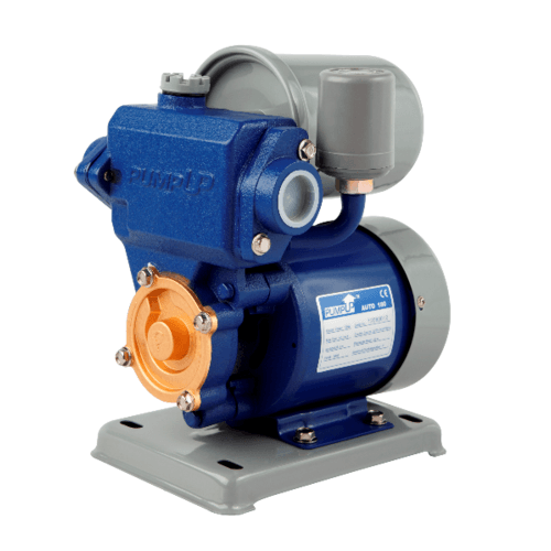 PUMP UP ปั๊มอัตโนมัติถังแรงดันขนาดเล็ก 180W. AUTO180 สีน้ำเงิน