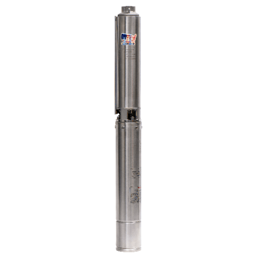 SUMOTO POMPA ปั๊มบาดาล 1Hp 9 ใบพัด ขนาดท่อ 1 1/2 นิ้ว 4SE4-37/8-075M สีโครเมี่ยม