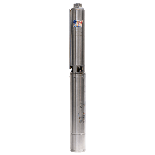 SUMOTO POMPA ปั๊มบาดาล 1.5 Hp 7 ใบพัด ขนาดท่อ 2 นิ้ว, 4SE9-27/7-110M 4SE9-27/7-110M สีโครเมี่ยม