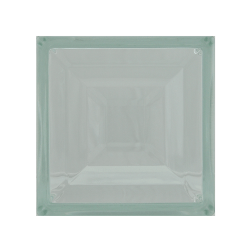 ช้างแก้ว บล็อกแก้วใส 3 ขนาด 190 x 190 x 80 mm ผลึกพลอย(E-102) A.