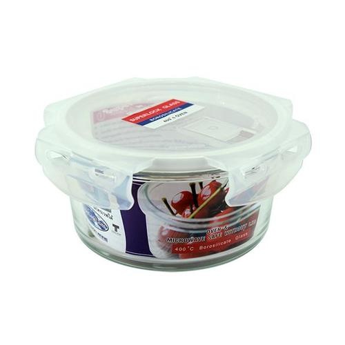 SUPER LOCK กล่องอาหารกลม 750 ml. 6082 ขาว