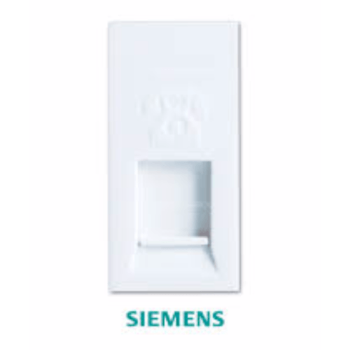 SIEMENS เต้ารับโทรศัพท์ 4สาย 5TG9 858-0PB01 ขาว