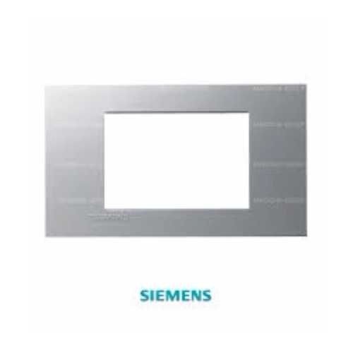 SIEMENS ฝา 3 ช่อง ขนาด 120 มม. DELTA azio สีเงิน 5TG9 860-7PB02
