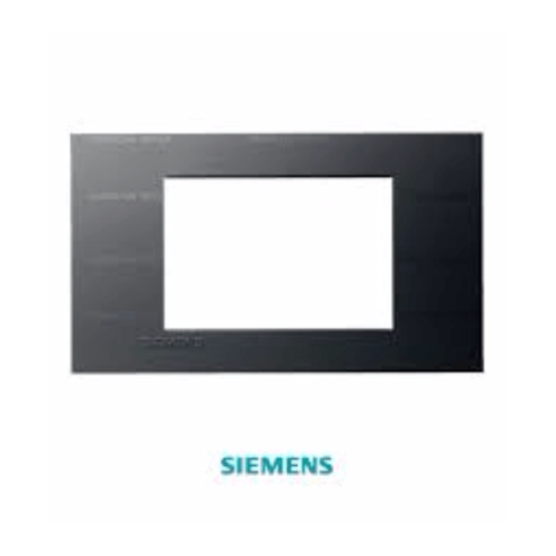 SIEMENS ฝา 3 ช่อง ขนาด 120 มม. DELTA azio สีดำ 5TG9 860-7PB04 black