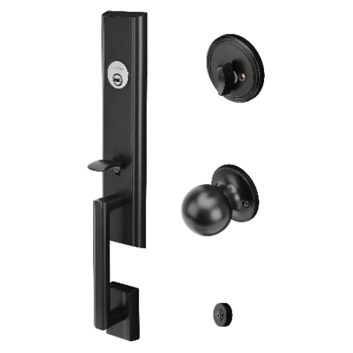 HAFELE มือจับประตูทางเข้า รุ่น 489.94.643 สีดำด้าน