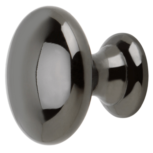 HAFELE ปุ่มจับเฟอร์นิเจอร์ซิงค์อัลลอยด์ 481.01.454 ขนาด 23x20 มม. สีดำนิกเกิ้ล