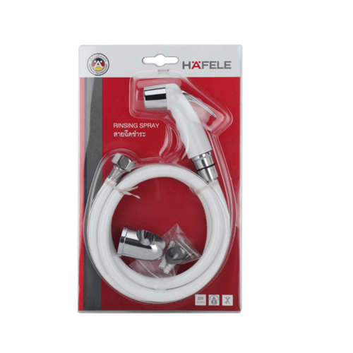 Hafele ชุดสายฉีดชำระ รุ่น 495.95.003   สีขาว