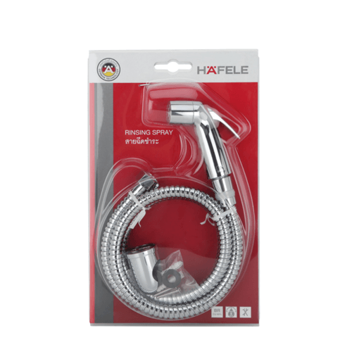 Hafele ชุดสายชำระสแตนเลส รุ่น 495.95.004   สีโครเมียม